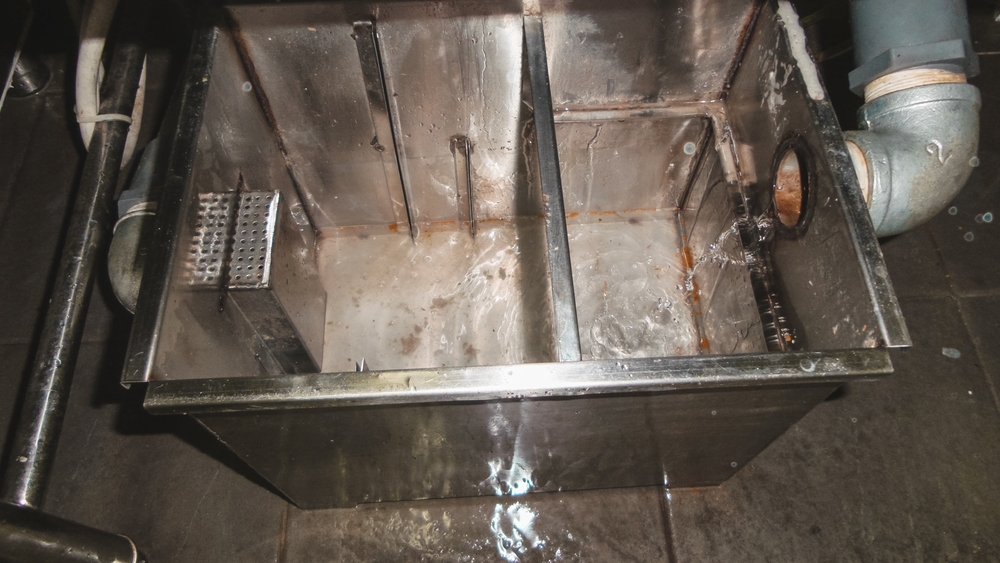 Jakarta,,Indonesia,,December-19-2014,This,Is,A,Grease,Trap,In,The