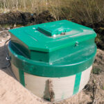 Aerobic,Waste,Water,Treatment,System,(ats).,Green,Top,Septic,Tank.