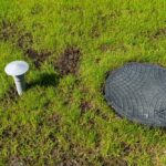 Hatch,And,Vent,From,A,Household,Septic,Tank,With,No