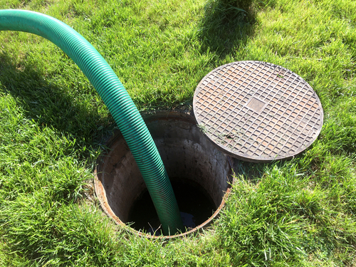 Clogged,Septic,Tank.,Emptying,The,Septic,Tank
